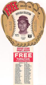 1977 Pepsi-Cola Collection Glove Discs - Full Gloves #59 Manny Trillo Front