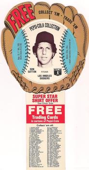 1977 Pepsi-Cola Collection Glove Discs - Full Gloves #62 Don Sutton Front