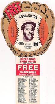 1977 Pepsi-Cola Collection Glove Discs - Full Gloves #64 Willie Stargell Front