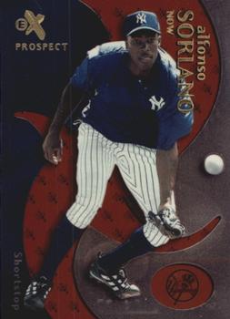 2000 Fleer E-X - Essential Credentials Now #87 Alfonso Soriano Front