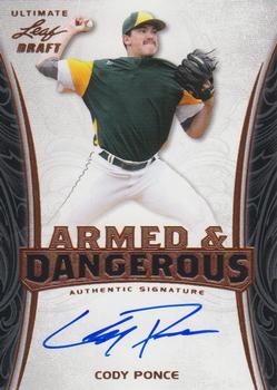 2015 Leaf Ultimate - Armed & Dangerous #AD-CP1 Cody Ponce Front