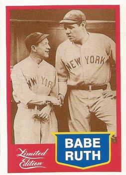 1989 CMC Babe Ruth Limited Edition #17 Babe Ruth / Miller Huggins Front