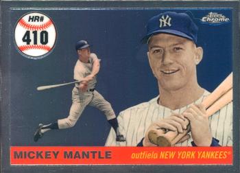 2008 Topps Chrome - Mickey Mantle Home Run History #MHRC410 Mickey Mantle Front