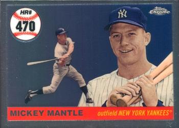 2008 Topps Chrome - Mickey Mantle Home Run History #MHRC470 Mickey Mantle Front