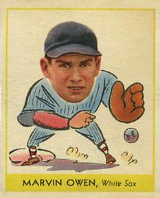 1938 Goudey Heads-Up (R323) #263 Marvin Owen Front