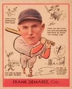 1938 Goudey Heads-Up (R323) #268 Frank Demaree Front