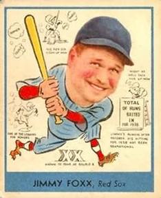 1938 Goudey Heads-Up (R323) #273 Jimmie Foxx Front