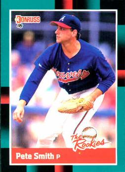 1988 Donruss The Rookies #10 Pete Smith Front