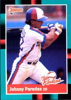 1988 Donruss The Rookies #29 Johnny Paredes Front