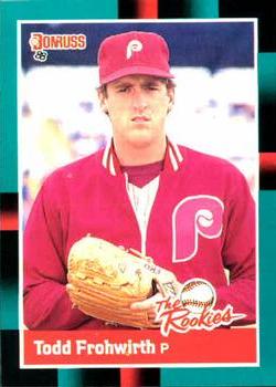1988 Donruss The Rookies #3 Todd Frohwirth Front