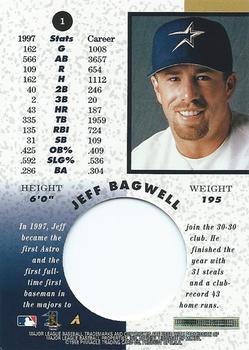 1998 Pinnacle Mint Collection #1 Jeff Bagwell Back