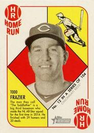2015 Topps Heritage '51 - Mini Blue Back #12 Todd Frazier Front