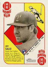 2015 Topps Heritage '51 - Mini Blue Back #44 Joey Gallo Front