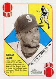 2015 Topps Heritage '51 - Mini Blue Back #53 Robinson Cano Front