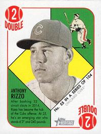 2015 Topps Heritage '51 - Mini Blue Back #55 Anthony Rizzo Front