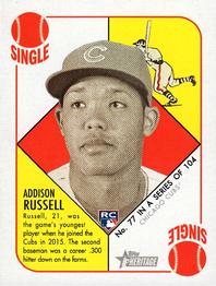 2015 Topps Heritage '51 - Mini Blue Back #77 Addison Russell Front