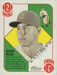 2015 Topps Heritage '51 - Mini Gold Back #55 Anthony Rizzo Front