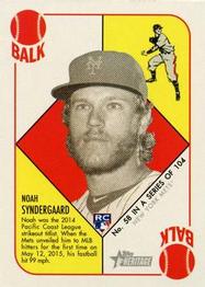 2015 Topps Heritage '51 - Mini Green Back #58 Noah Syndergaard Front