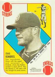 2015 Topps Heritage '51 - Mini Red Back #30 Craig Kimbrel Front