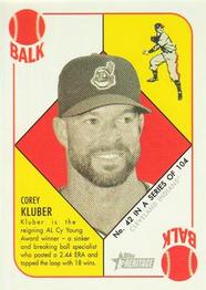 2015 Topps Heritage '51 - Mini Red Back #42 Corey Kluber Front