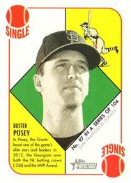 2015 Topps Heritage '51 - Mini Red Back #97 Buster Posey Front