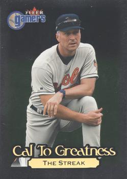 2000 Fleer Gamers - Cal to Greatness #10C Cal Ripken Jr.  Front