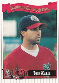 1995 Multi-Ad Hardware City Rock Cats #28 Todd Walker Front