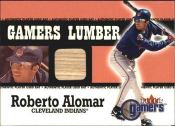 2000 Fleer Gamers - Gamers Lumber #NNO Roberto Alomar  Front