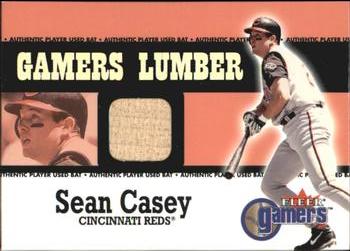 2000 Fleer Gamers - Gamers Lumber #NNO Sean Casey  Front