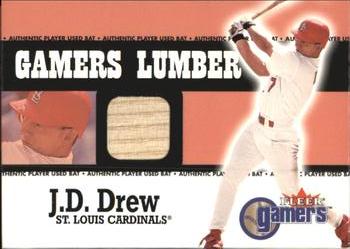 2000 Fleer Gamers - Gamers Lumber #NNO J.D. Drew  Front