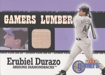 2000 Fleer Gamers - Gamers Lumber #NNO Erubiel Durazo  Front