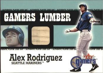 2000 Fleer Gamers - Gamers Lumber #NNO Alex Rodriguez  Front