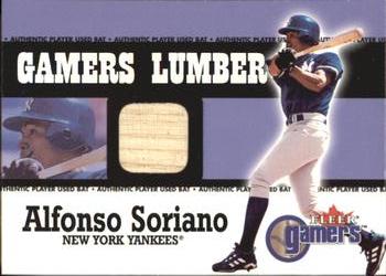 2000 Fleer Gamers - Gamers Lumber #NNO Alfonso Soriano  Front