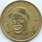1998 Pinnacle Mint Collection - Coins Brass #03 Barry Bonds Front