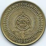 1998 Pinnacle Mint Collection - Coins Brass #11 Chipper Jones Back