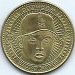 1998 Pinnacle Mint Collection - Coins Brass #15 Hideo Nomo Front
