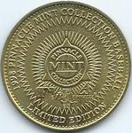 1998 Pinnacle Mint Collection - Coins Brass #18 Cal Ripken Jr. Back