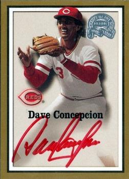 Dave Concepcion 2000 Upper Deck Legends Legendary Signatures #S-DC  Cincinnati Reds