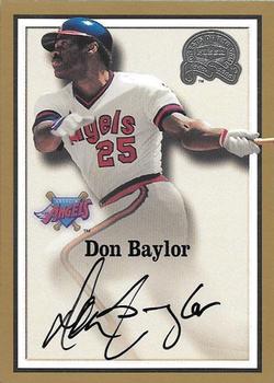2000 Fleer Greats of the Game - Autographs #NNO Don Baylor Front