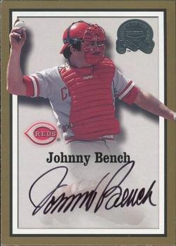 2000 Fleer Greats of the Game - Autographs #NNO Johnny Bench Front