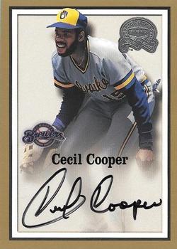 2000 Fleer Greats of the Game - Autographs #NNO Cecil Cooper Front