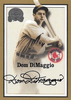 2000 Fleer Greats of the Game - Autographs #NNO Dom DiMaggio Front