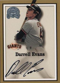 2000 Fleer Greats of the Game - Autographs #NNO Darrell Evans Front
