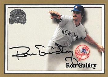 2000 Fleer Greats of the Game - Autographs #NNO Ron Guidry Front