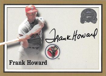 2000 Fleer Greats of the Game - Autographs #NNO Frank Howard Front