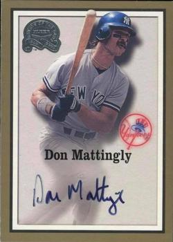 2000 Fleer Greats of the Game - Autographs #NNO Don Mattingly Front