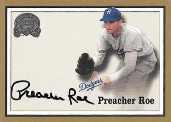 2000 Fleer Greats of the Game - Autographs #NNO Preacher Roe Front