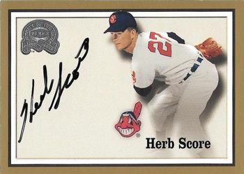 2000 Fleer Greats of the Game - Autographs #NNO Herb Score Front