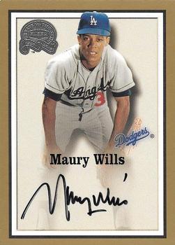 2000 Fleer Greats of the Game - Autographs #NNO Maury Wills Front