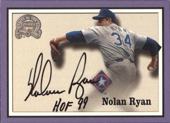 2000 Fleer Greats of the Game - Autographs Memorable Moments #NNO Nolan Ryan Front